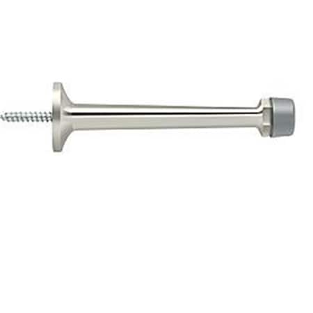 Patioplus 4 in. Solid Brass Baseboard Door BumperPolished Nickel PA696920